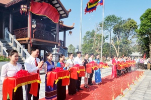 Martyrs' Memorial at the Pha Din Pass cultural and historical site inaugurated