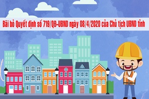 Bãi bỏ Quyết định số 719/QĐ-UBND ngày 08/4/2020 của Chủ tịch UBND tỉnh Sơn La