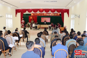 'Đảng bộ xã Phiêng Pằn nâng cao chất lượng sinh hoạt chi bộ