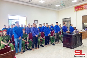 'Tuyên án vụ án khai thác tài nguyên và sử dụng trái phép vật liệu nổ quy mô lớn tại Gia Phù