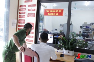 'Hiệu quả phân cấp đăng ký xe tại Công an cấp xã