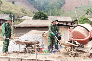 'Bộ đội Biên phòng chung sức xây dựng nông thôn mới