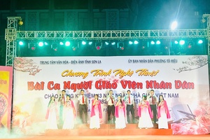 'Chương trình văn nghệ tôn vinh nghề giáo ở phường Tô Hiệu