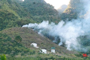 Tổng duyệt diễn tập ứng phó cháy rừng và tìm kiếm cứu nạn thành phố Sơn La năm 2022