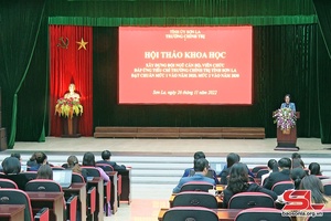 Trường Chính trị tỉnh tổ chức hội thảo khoa học cấp trường