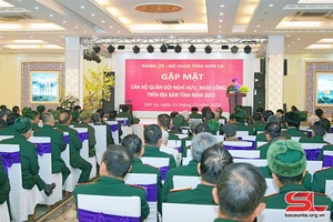 Gặp mặt cán bộ quân đội nghỉ hưu, nghỉ công tác trên địa bàn tỉnh