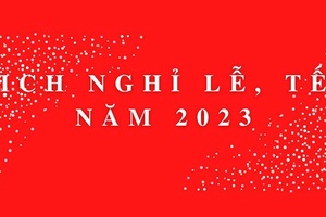 Lịch nghỉ lễ, Tết năm 2023