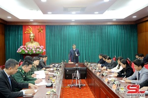 Thường trực Tỉnh ủy họp nghe báo cáo tình hình tổ chức các hoạt động đón Tết Nguyên đán Quý Mão