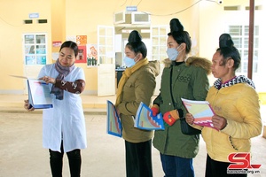 Thuận Châu thực hiện tiêu chí y tế trong xây dựng nông thôn mới