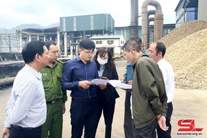 Kiểm tra việc bảo vệ môi trường trước vụ sản xuất của Nhà máy mía đường Sơn La