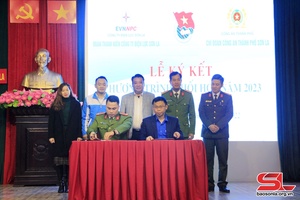 Ký kết chương trình phối hợp công tác đoàn thanh niên năm 2023