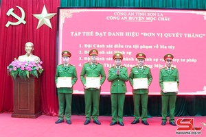 Công an huyện Mộc Châu triển khai nhiệm vụ năm 2023