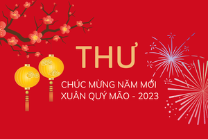 Thư chúc mừng năm mới Xuân Quý Mão – 2023