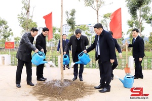 Ra quân trồng cây đầu Xuân Quý Mão 2023
