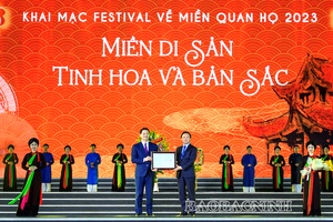 Khai mạc Festival "Về miền Quan họ - 2023": Miền di sản-Tinh hoa và bản sắc
