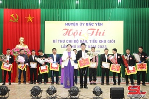 Huyện ủy Bắc Yên tổ chức Hội thi Bí thư chi bộ bản, tiểu khu giỏi năm 2023