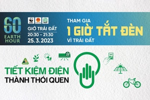 Chiến dịch Giờ Trái đất năm 2023: Chung tay tiết kiệm điện, hướng tới tương lai xanh
