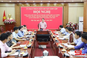 Sốp Cộp triển khai hỗ trợ nhà ở cho hộ nghèo, hộ cận nghèo năm 2023