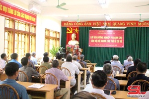 Nâng cao nghiệp vụ cho 71 cán bộ hội người cao tuổi cơ sở