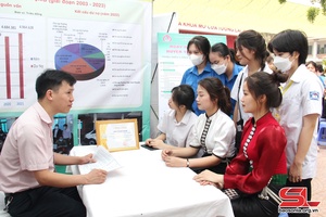Ngày hội việc làm, tư vấn hướng nghiệp huyện Yên Châu lần thứ 2