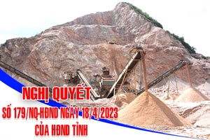 Nghị quyết số 179/NQ-HĐND ngày 18/4/2023 của HĐND tỉnh