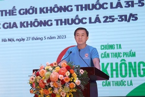 “Nói không với thuốc lá điện tử và thuốc lá nung nóng để bảo vệ thế hệ trẻ”
