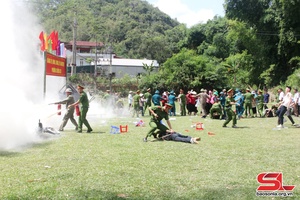 Diễn tập chiến đấu trong khu vực phòng thủ thành phố Sơn La 