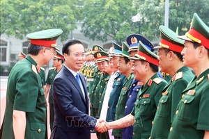 Chủ tịch nước Võ Văn Thưởng thăm, làm việc tại Cục Cứu hộ - Cứu nạn
