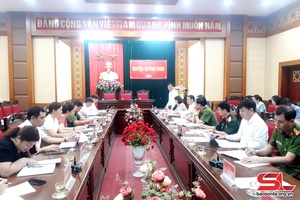 Tổ công tác số 3, Ban Chỉ đạo 297 tỉnh làm việc tại huyện Quỳnh Nhai
