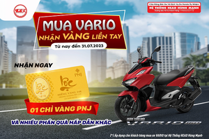  HỆ THỐNG HEAD HÙNG MẠNH: “MUA VARIO  - NHẬN VÀNG LIỀN TAY”