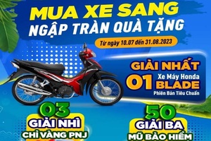 HỆ THỐNG HEAD HÙNG MẠNH: “MUA XE SANG - NGẬP TRÀN QUÀ TẶNG”