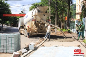  Cải tạo, nâng cấp vỉa hè các tuyền đường thành phố Sơn La