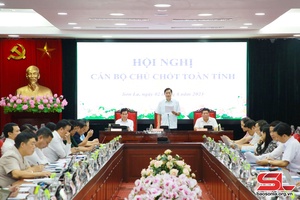 Hội nghị cán bộ chủ chốt toàn tỉnh