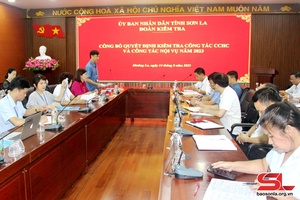 Kiểm tra công tác cải cách hành chính tại huyện Mường La