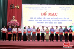 Bồi dưỡng, cập nhật kiến thức cho cán bộ lãnh đạo diện Ban Thường vụ Thành ủy quản lý