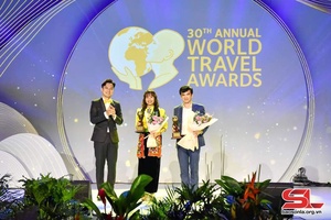 Khu du lịch quốc gia Mộc Châu nhận giải kép "Điểm đến hàng đầu châu Á và Việt Nam"