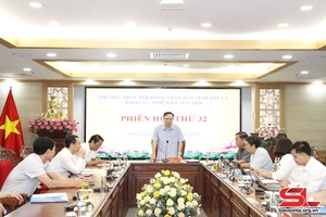 Phiên họp thứ 32, Thường trực HĐND tỉnh khóa XV