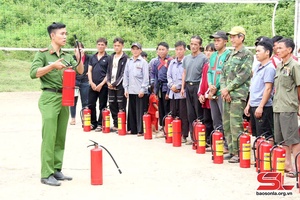 Hiệu quả phong trào “Nhà tôi có bình chữa cháy”