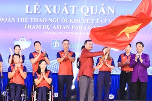 Đoàn thể thao người khuyết tật Việt Nam xuất quân dự ASIAN Para Games 4
