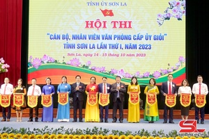 Khai mạc Hội thi “Cán bộ, nhân viên Văn phòng cấp ủy giỏi” tỉnh Sơn La lần thứ I năm 2023