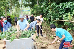 Ngày về cơ sở xây dựng nông thôn mới tại xã Chiềng Pha