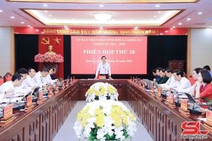Phiên họp thứ 28, UBND tỉnh khóa XV