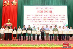 Yên Châu sơ kết 2 năm thực hiện phong trào thi đua "Dân vận khéo" 