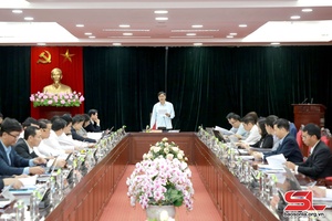 Ban Thường vụ Tỉnh ủy họp, thảo luận, quyết định một số nội dung theo thẩm quyền