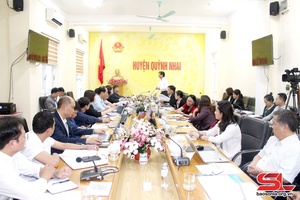 Đoàn công tác của Sở Giáo dục và Đào tạo làm việc với huyện Quỳnh Nhai 