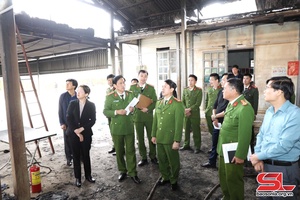 Khắc phục hậu quả vụ cháy tại Trường PTDT bán trú tiểu học và THCS Nà Khoang