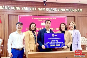 Tiếp nhận ủng hộ 26 triệu đồng quỹ “Vì người nghèo”