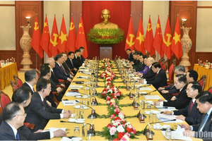 Hội đàm cấp cao giữa Tổng Bí thư Nguyễn Phú Trọng và Tổng Bí thư, Chủ tịch Trung Quốc Tập Cận Bình

