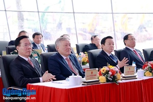 Công bố Quy hoạch tỉnh Quảng Ngãi và Khởi công dự án Đường Hoàng Sa – Dốc Sỏi
