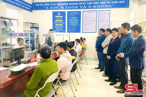 Chiềng Khoong ra mắt mô hình “Chính quyền thân thiện”